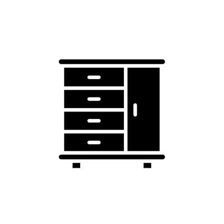 Sideboard icon in vector. Logotypeのイラスト素材