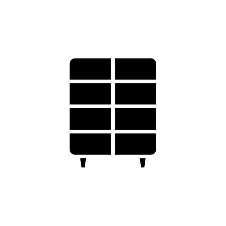 Cabinet icon in vector. Logotypeのイラスト素材