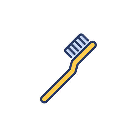 Tooth Brush icon in vector. Logotypeのイラスト素材