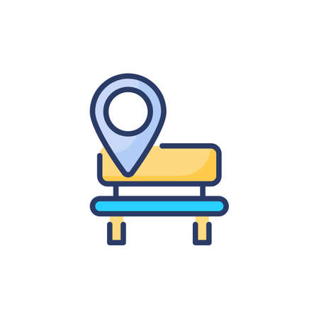 Park Navigation icon in vector. Logotypeのイラスト素材