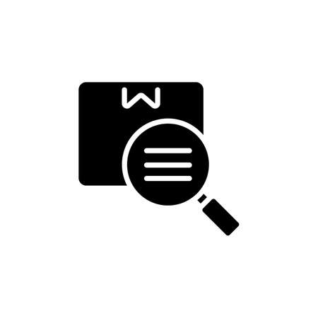 Delivery Inspection icon on white backgroundのイラスト素材