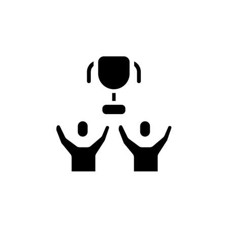 Team Success icon in vector. Logotypeのイラスト素材
