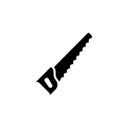 Handsaw icon in vector. Logotypeのイラスト素材