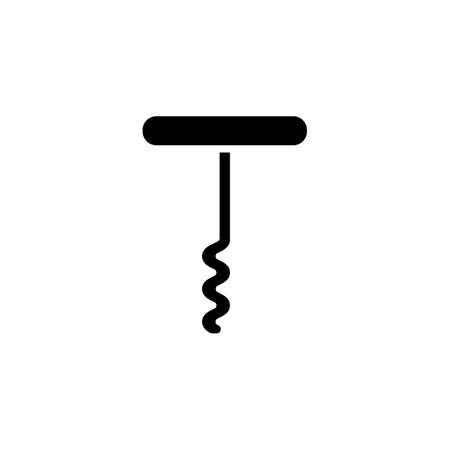Corkscrew icon in vector. Logotypeのイラスト素材
