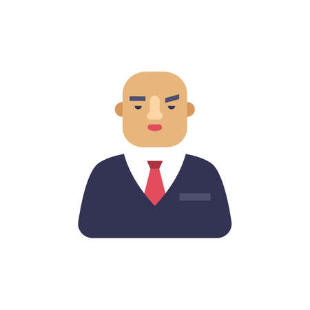 Businessman icon in vector. Logotypeのイラスト素材