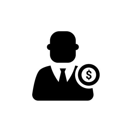 Employee Costs icon in vector. Logotypeのイラスト素材