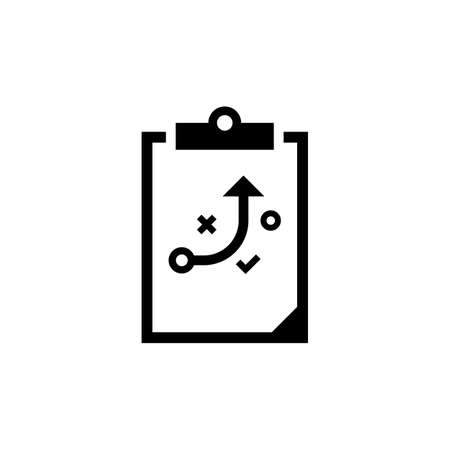 Strategic Plan icon in vector. Logotypeのイラスト素材