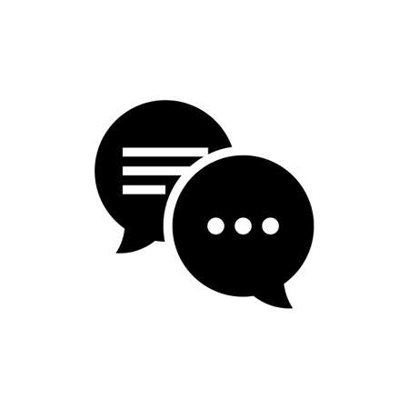 Negotiation icon in vector. Logotypeのイラスト素材