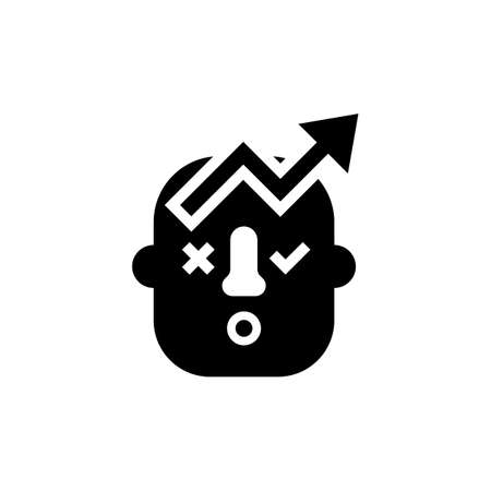 Plan Thinking icon in vector. Logotypeのイラスト素材