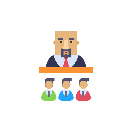 Lecture icon in vector. Logotypeのイラスト素材