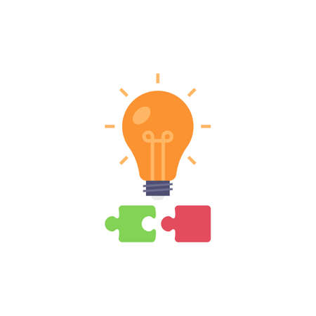 Solution icon in vector. Logotypeのイラスト素材