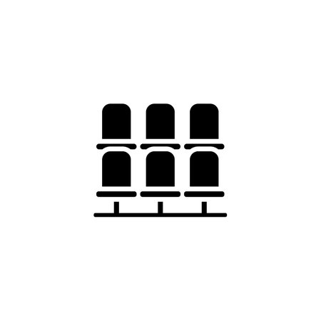 Grandstand icon in vector.のイラスト素材