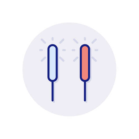 Fireworks icon in vector.のイラスト素材