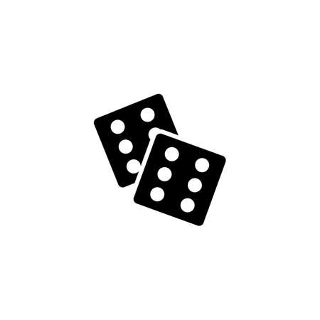 Dices icon in vector.のイラスト素材