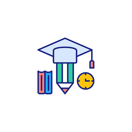 Knowledge icon in vector. Logotypeのイラスト素材