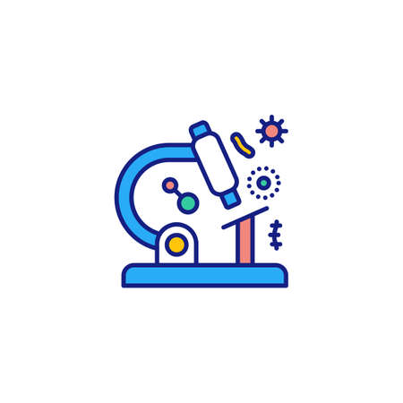 Biology icon in vector. Logotypeのイラスト素材