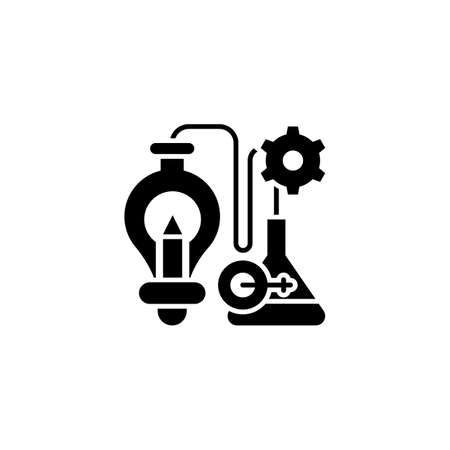 Creativity and Inspiration icon in vector. Logotypeのイラスト素材