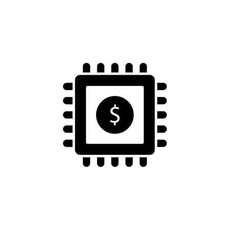 Digital Currency, icon in vector. Logotypeのイラスト素材