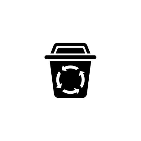 Recycling Bin icon in vector.のイラスト素材