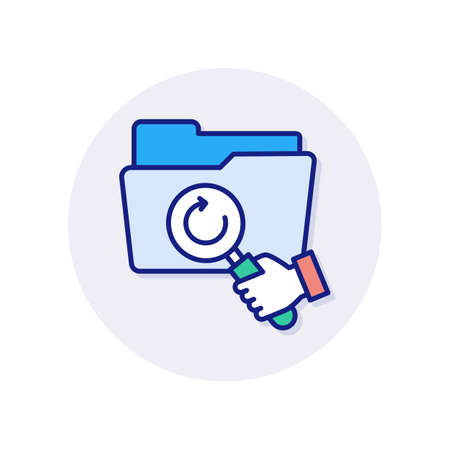 Local Search icon in vector. Logotypeのイラスト素材