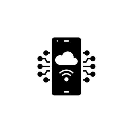 Hosted Application icon in vector. Logotypeのイラスト素材