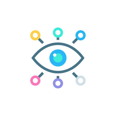 Data Visualization icon in vector. Logotypeのイラスト素材