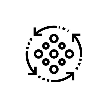 Data Center icon in vector. Logotypeのイラスト素材