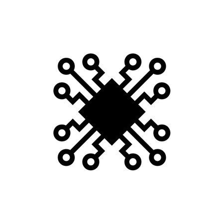 Digital icon in vector. Logotypeのイラスト素材