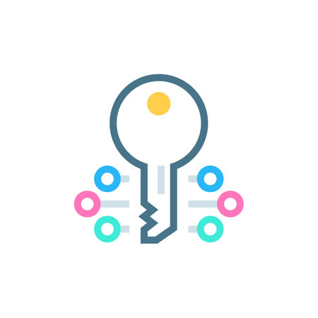 PASSWORD ENCRYPTION icon in vector. Logotypeのイラスト素材