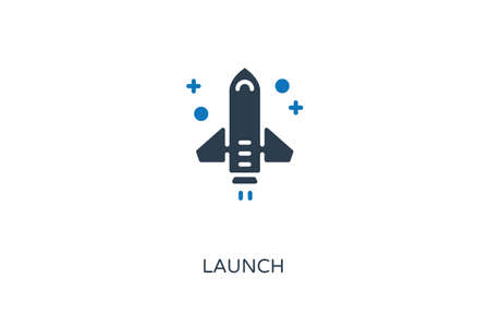 LAUNCH icon in vector.のイラスト素材
