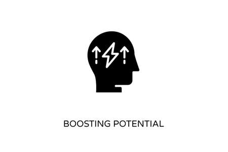 Boosting Potential icon in vector.のイラスト素材