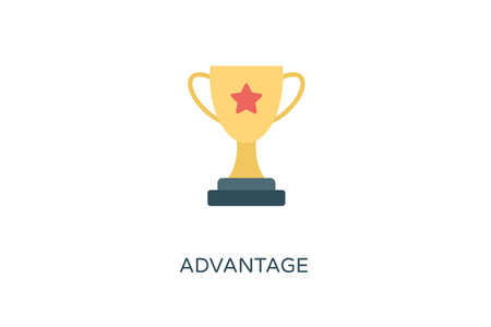 Advantage icon in vector.のイラスト素材