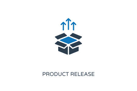 Product Release icon in vector. Logotypeのイラスト素材