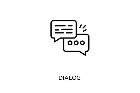 Dialog icon in vector.のイラスト素材