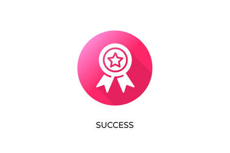 Success icon in vector. Logotypeのイラスト素材