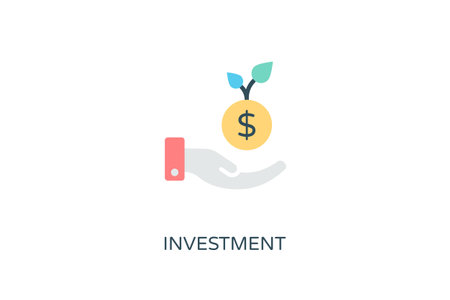 Investment icon in vector.のイラスト素材