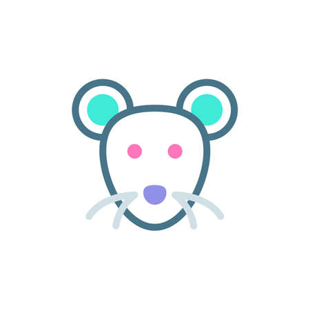TEST MOUSE icon in vector. Logotypeのイラスト素材