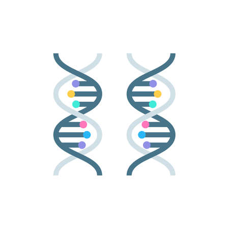 DNA icon in vector. Logotypeのイラスト素材
