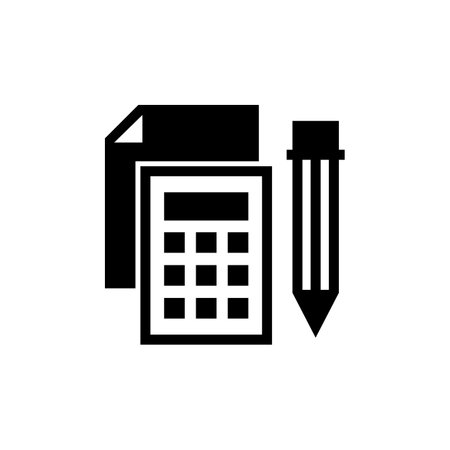 MATH icon in vector. Logotypeのイラスト素材