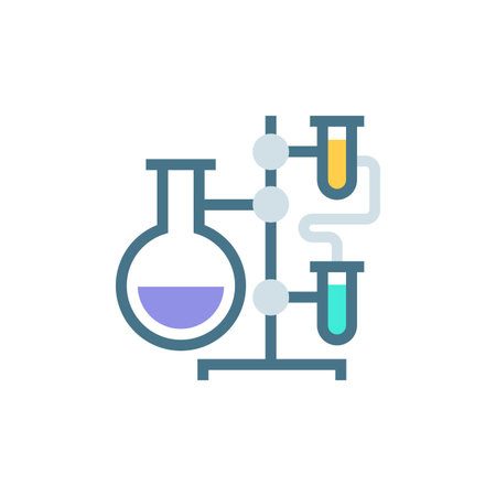 LABORATORY icon in vector. Logotypeのイラスト素材