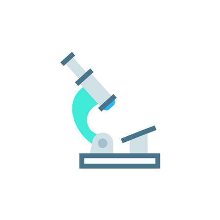 MICROSCOPE icon in vector. Logotypeのイラスト素材