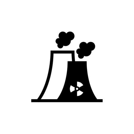 NUCLEAR icon in vector. Logotypeのイラスト素材