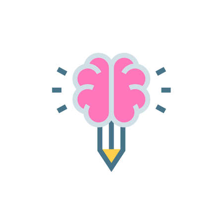 CREATIVE IDEA icon in vector. Logotypeのイラスト素材