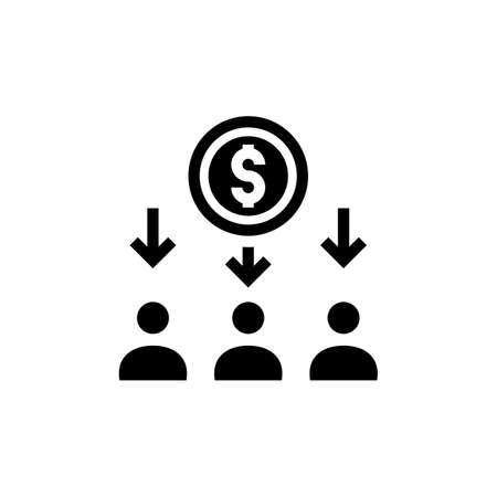 EMPLOYEE WAGES icon in vector. Logotypeのイラスト素材