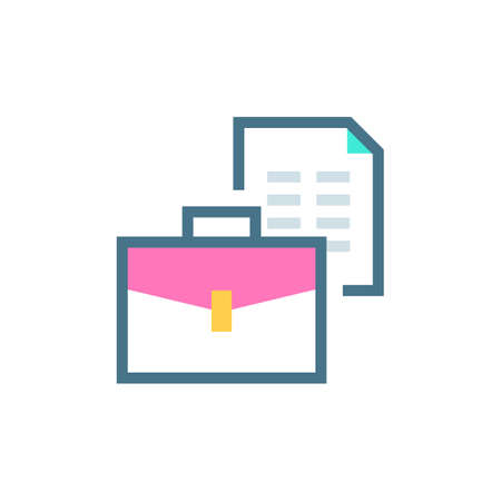 CONTRACT icon in vector. Logotypeのイラスト素材