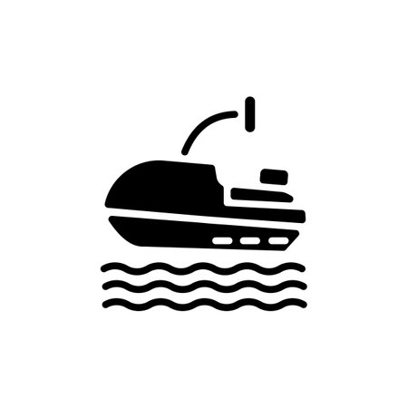 JETSKI icon in vector. Logotypeのイラスト素材