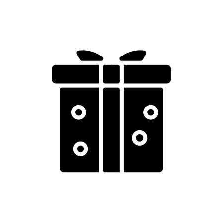 GIFT icon in vector. Logotypeのイラスト素材