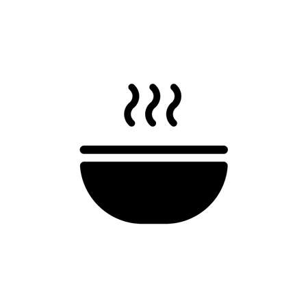 Bowl icon in vector. Logotypeのイラスト素材