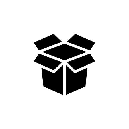 Box icon in vector. Logotypeのイラスト素材