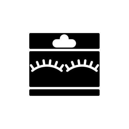 FALSE EYELASHES icon in vector. Logotypeのイラスト素材